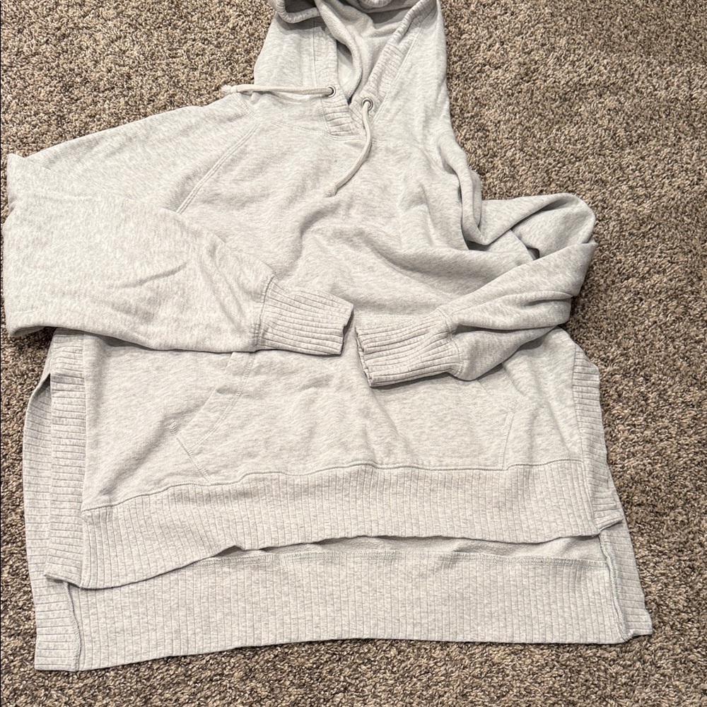 Gray Hooded Sweatshirt